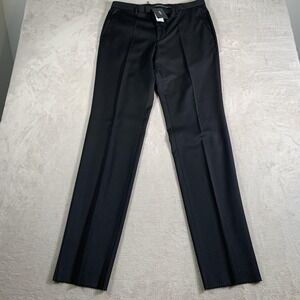 Hugo Boss Sharp1 US Dress Pants Mens 34 Regular Black Virgin Wool Slim Fit NEW